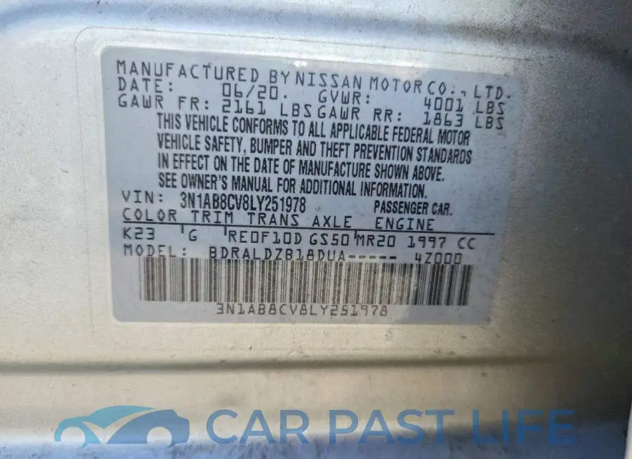 3N1AB8CV8LY251978# 13