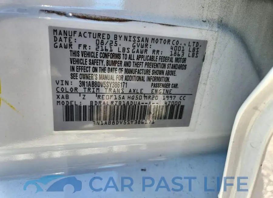 3N1AB8DV5SY386171# 12