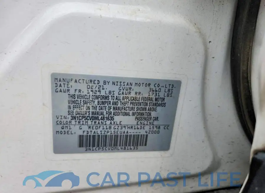 3N1CP5CV0ML481635# 13