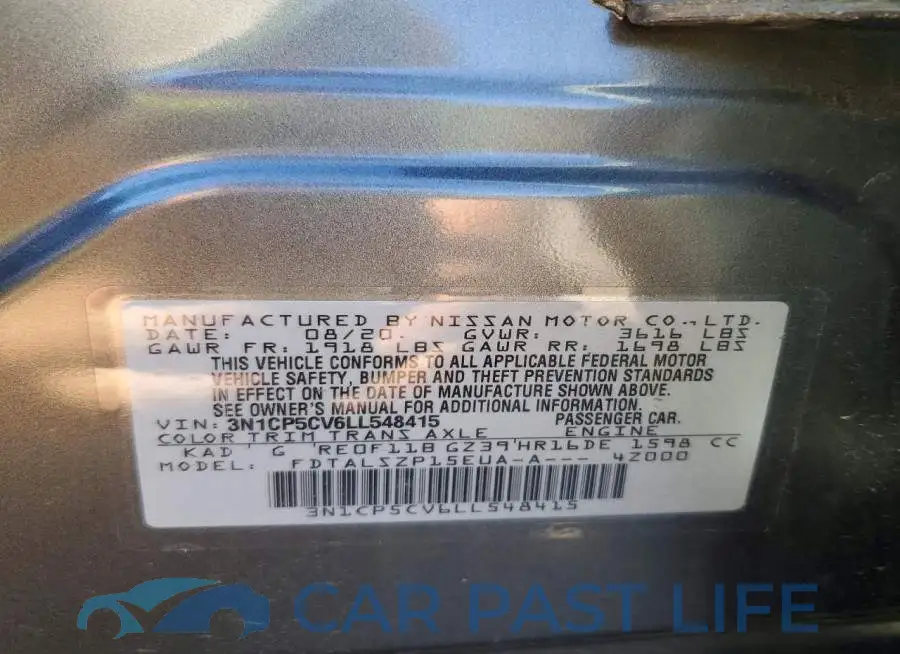 3N1CP5CV6LL548415# 13