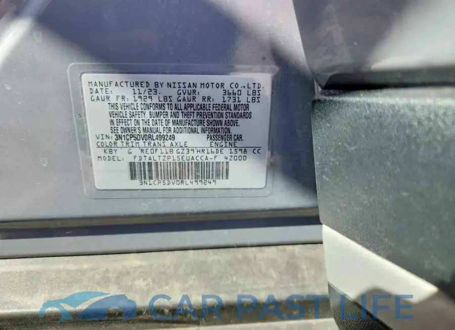 3N1CP5DV0RL499249# 12