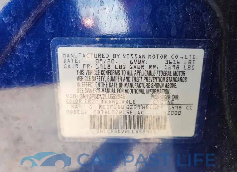 3N1CP5DV2LL552945# 14