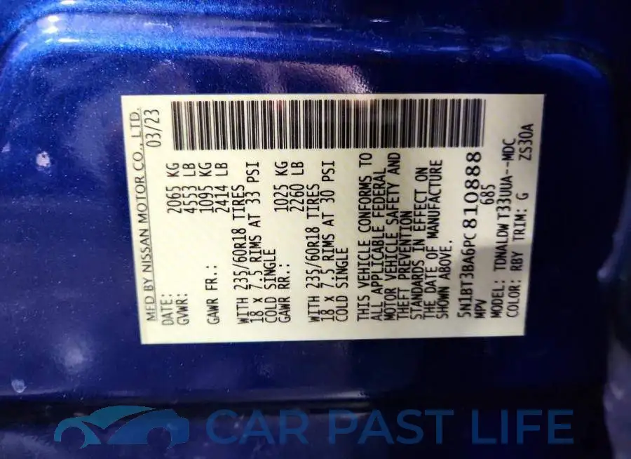 5N1BT3BA6PC810888# 13