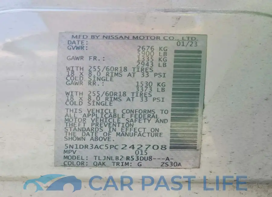 5N1DR3AC5PC242708# 13