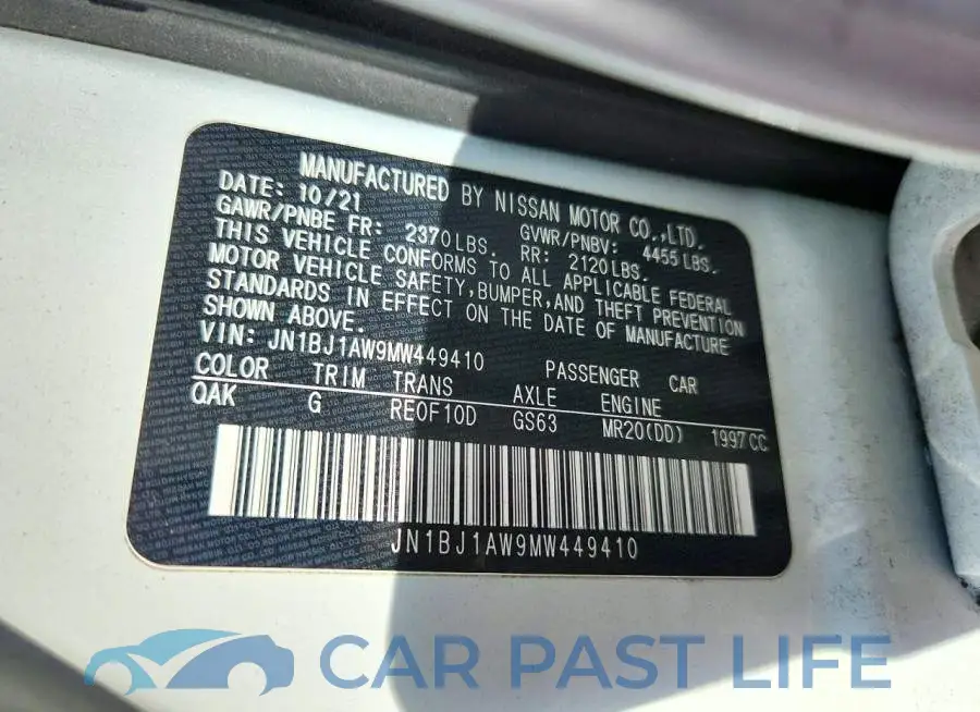 JN1BJ1AW9MW449410# 14