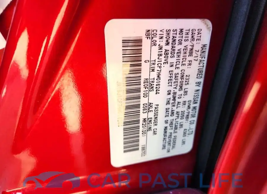 JN1BJ1CP7HW016244# 13