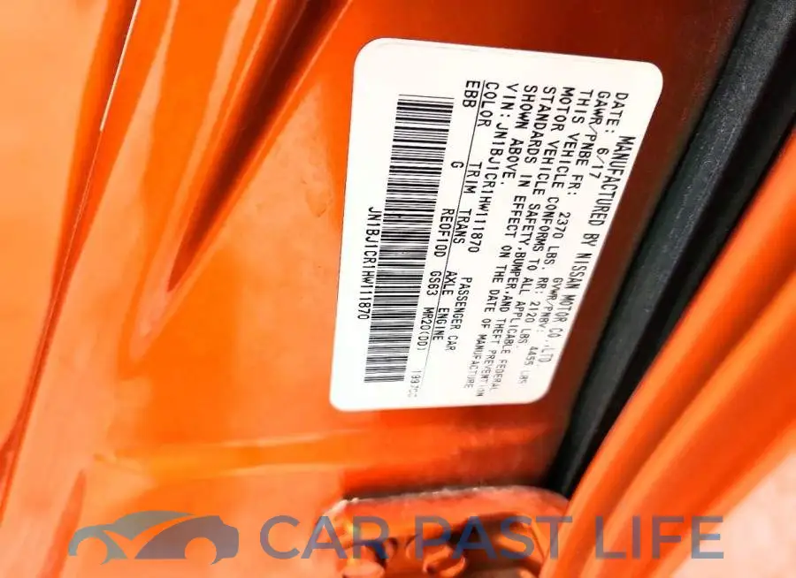 JN1BJ1CR1HW111870# 13