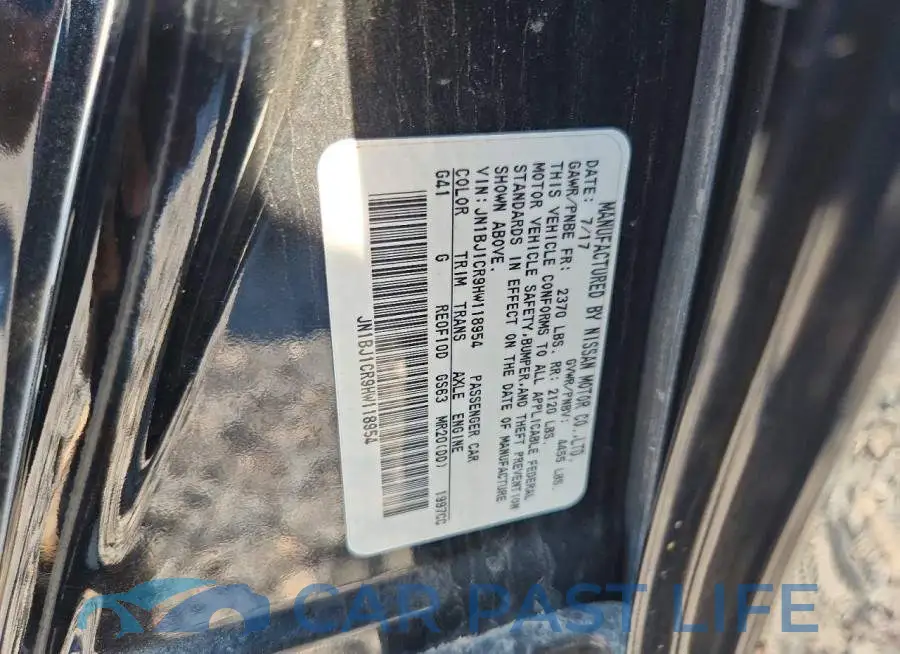 JN1BJ1CR9HW118954# 12