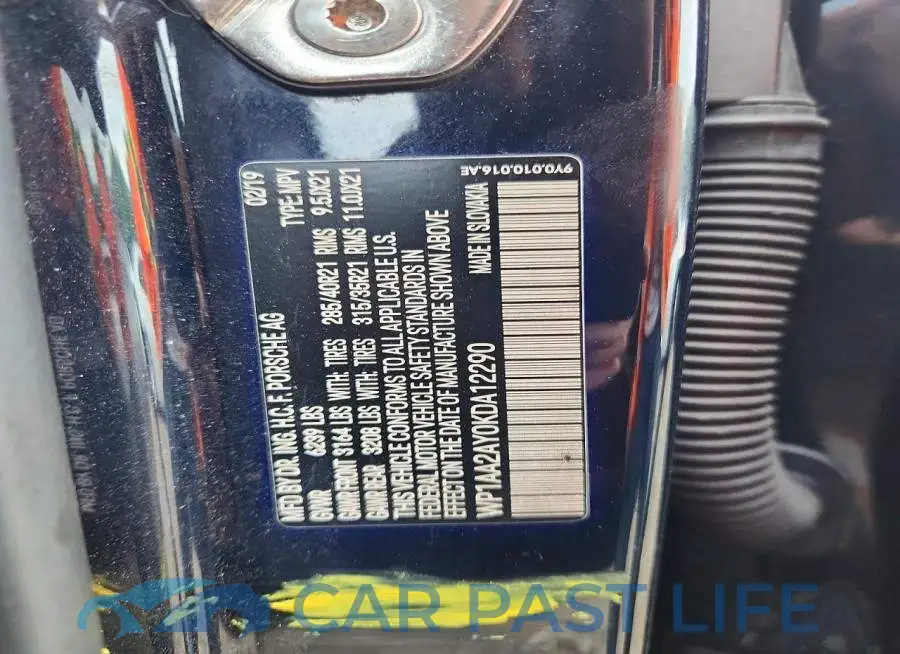 WP1AA2AY0KDA12290# 13