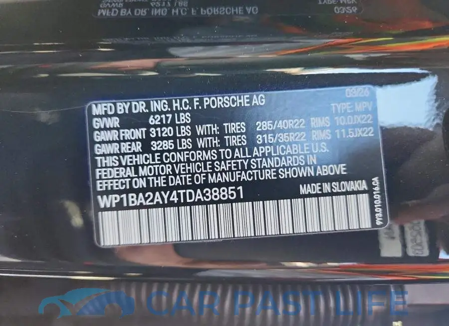 WP1BA2AY4TDA38851# 13