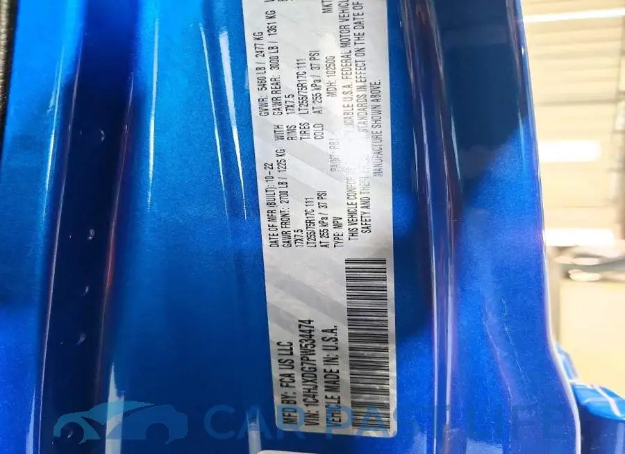 1C4HJXDG7PW534474# 14