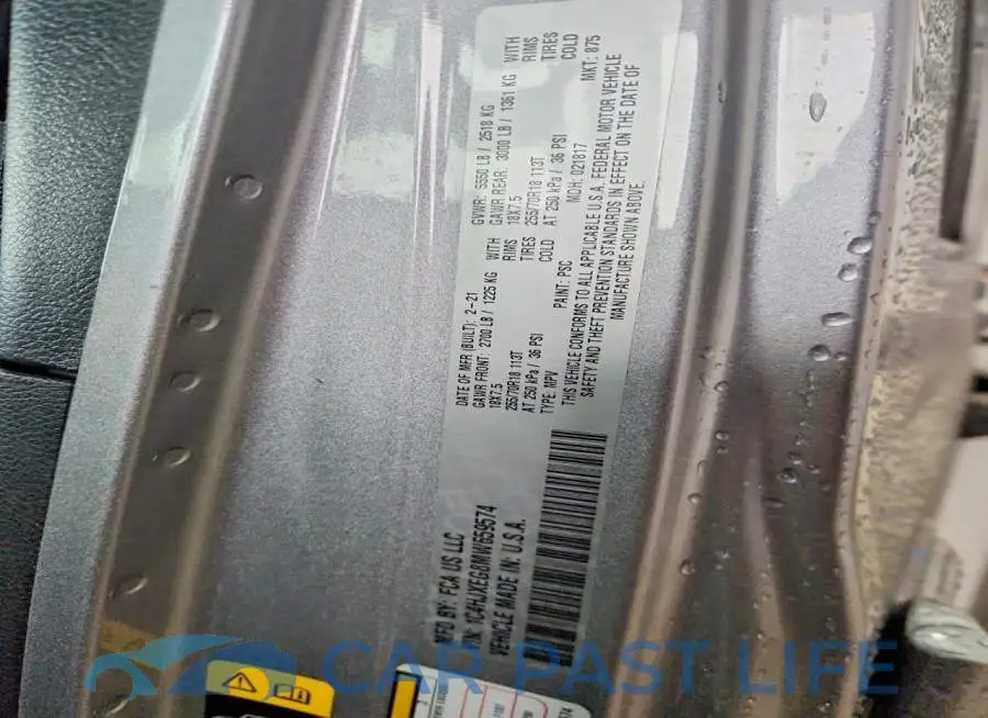 1C4HJXEG8MW659574# 12