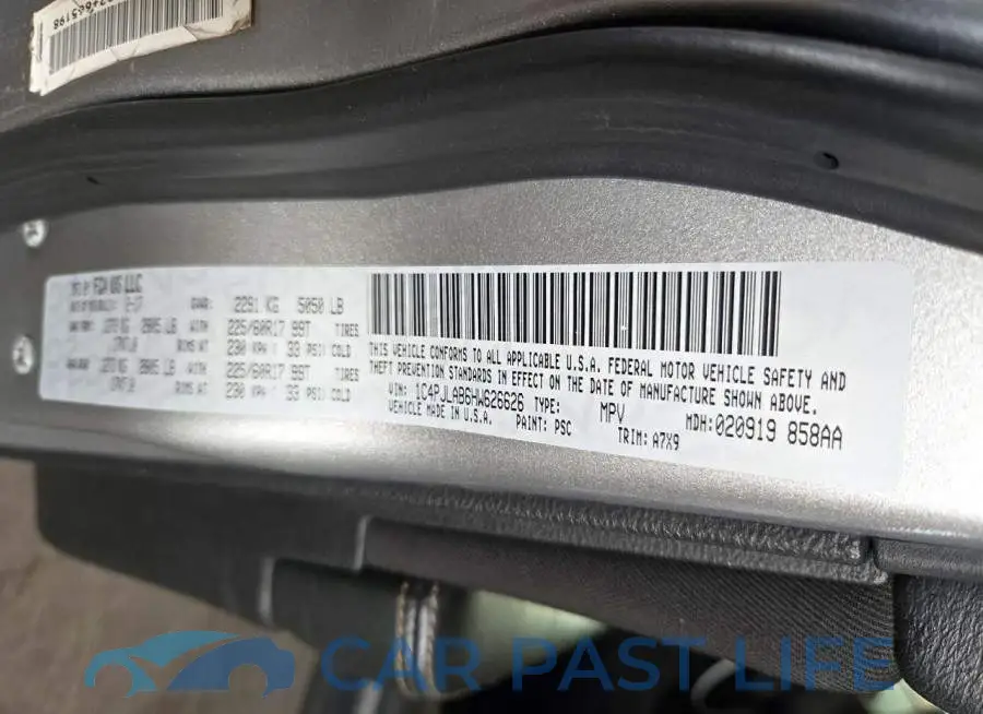 1C4PJLAB6HW626626# 12