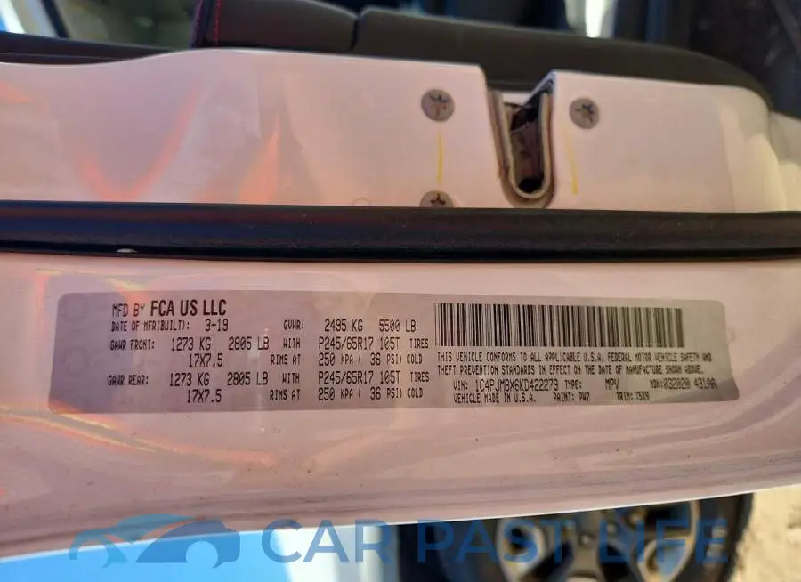 1C4PJMBX6KD422279# 14