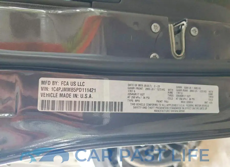 1C4PJMMB5PD111421# 13