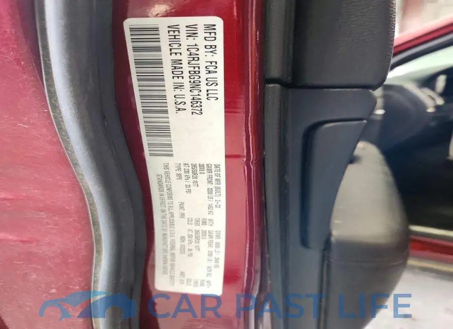 1C4RJFBG9NC146372# 13