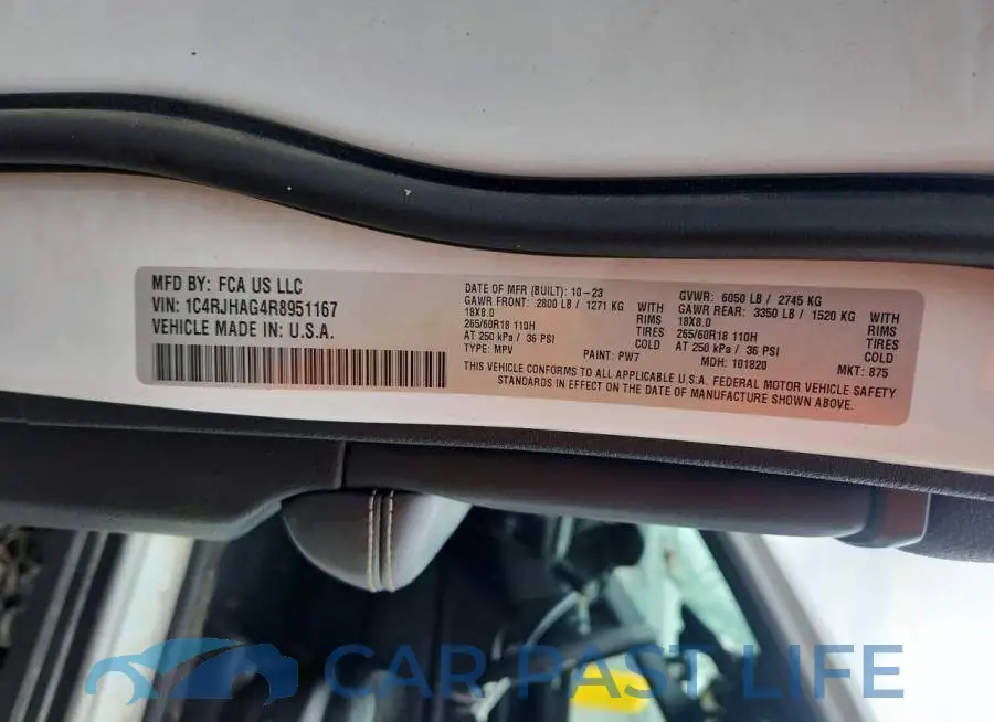 1C4RJHAG4R8951167# 13