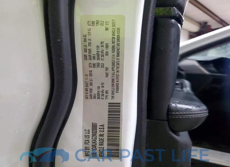 1C4RJKAG2M8200087# 14