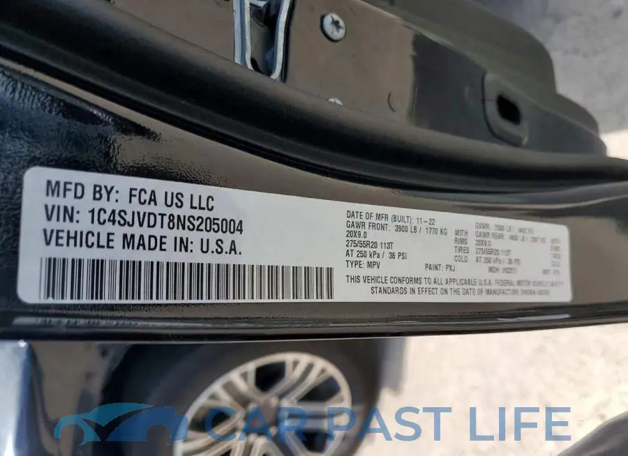 1C4SJVDT8NS205004# 14