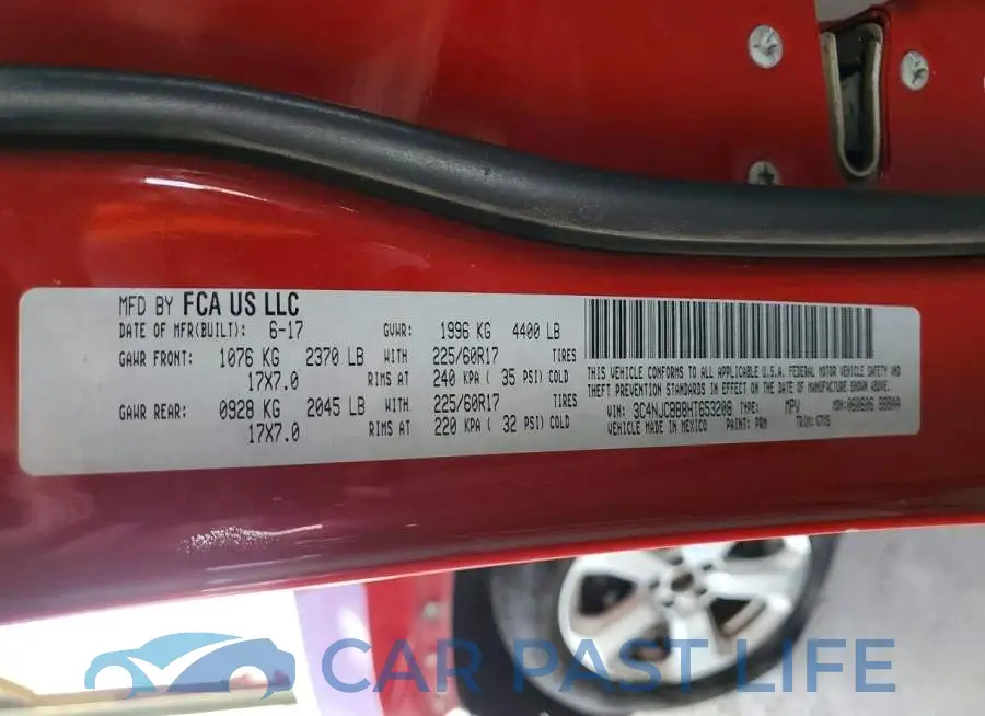 3C4NJCBB8HT653208# 12