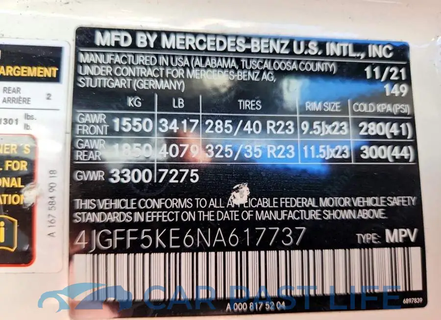 4JGFF5KE6NA617737# 13