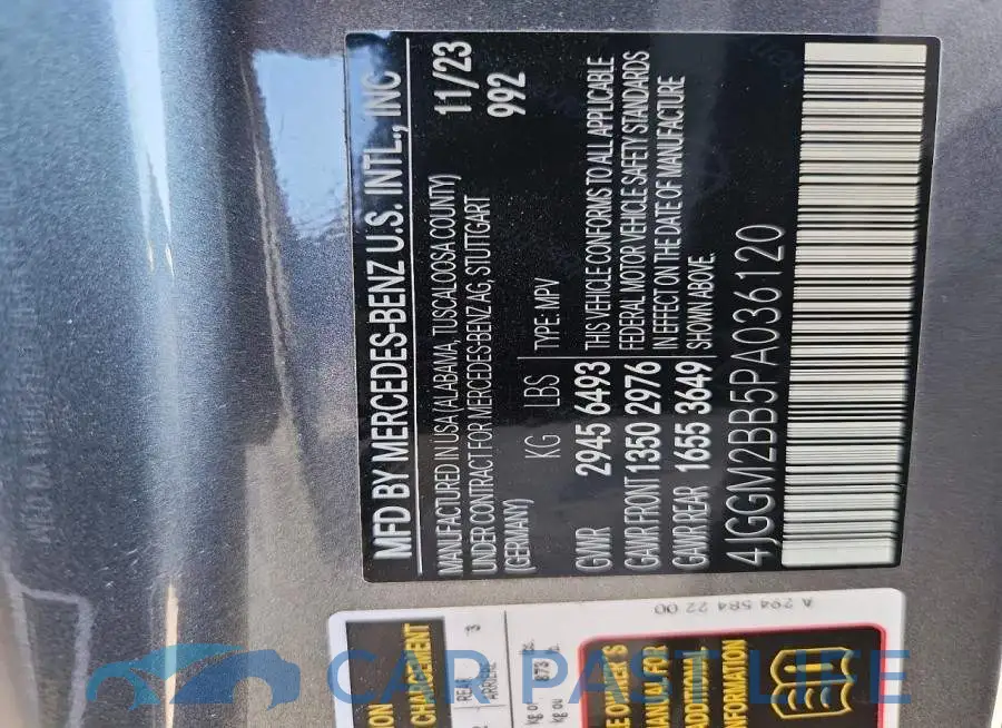 4JGGM2BB5PA036120# 13