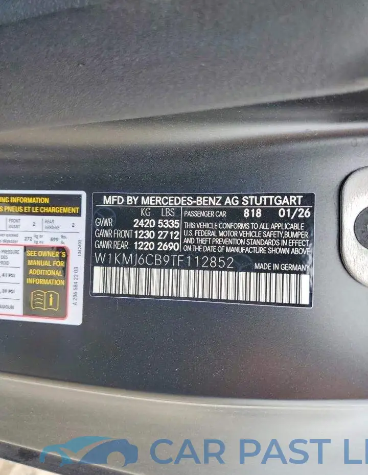 W1KMJ6CB9TF112852# 12