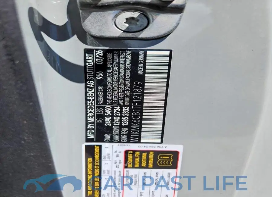 W1KMK6CB1TF121879# 13