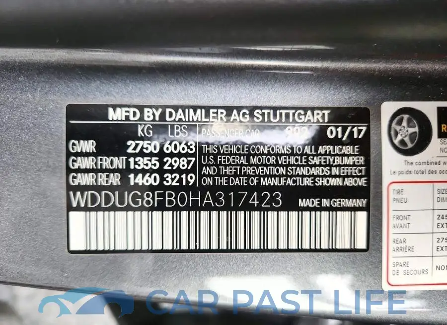 WDDUG8FB0HA317423# 13