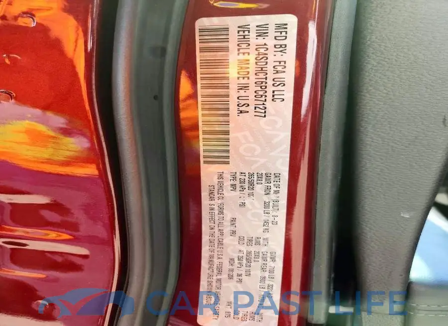 1C4SDHCT6PC671277# 13