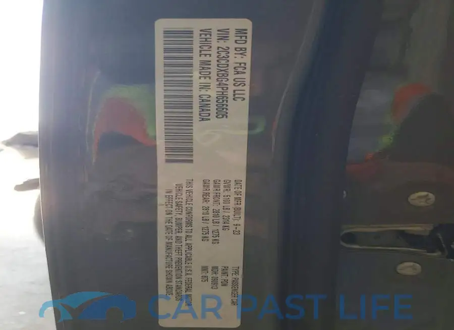 2C3CDXBG4PH656605# 13
