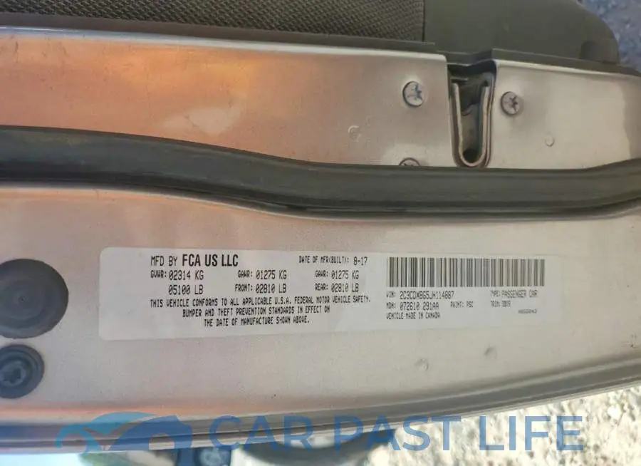 2C3CDXBG5JH114887# 13