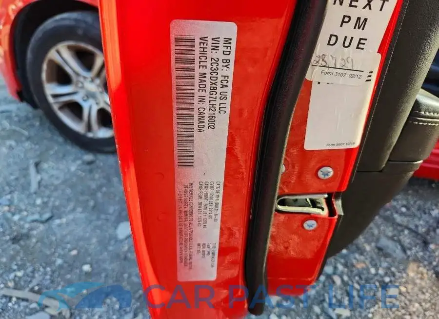 2C3CDXBG7LH216002# 12