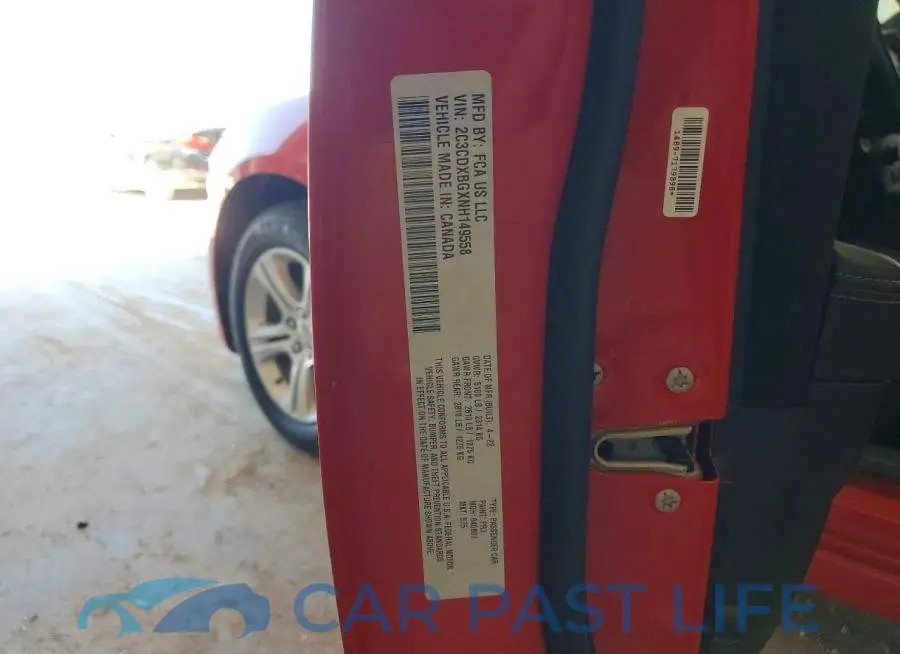 2C3CDXBGXNH149558# 12