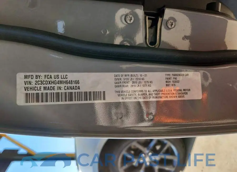 2C3CDXHG4MH648166# 12