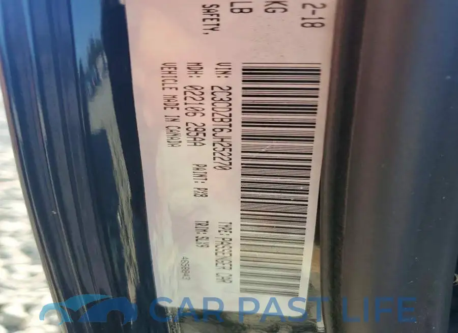 2C3CDZBT6JH252270# 12