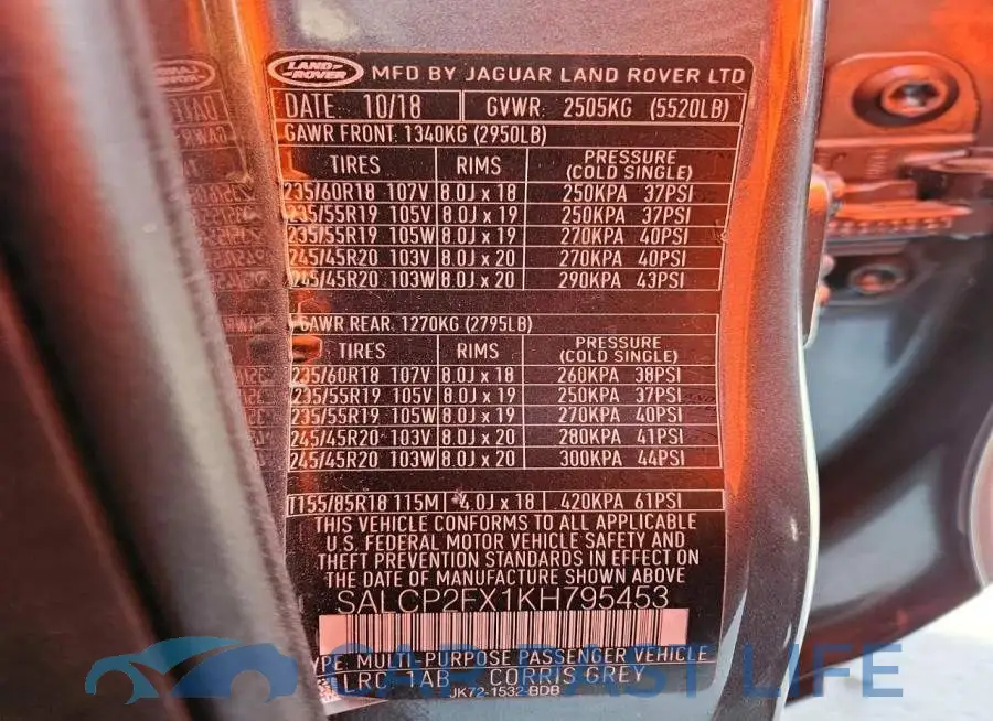 SALCP2FX1KH795453# 13
