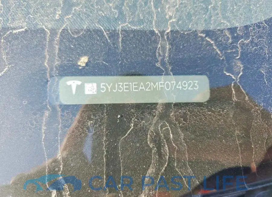 5YJ3E1EA2MF074923# 12