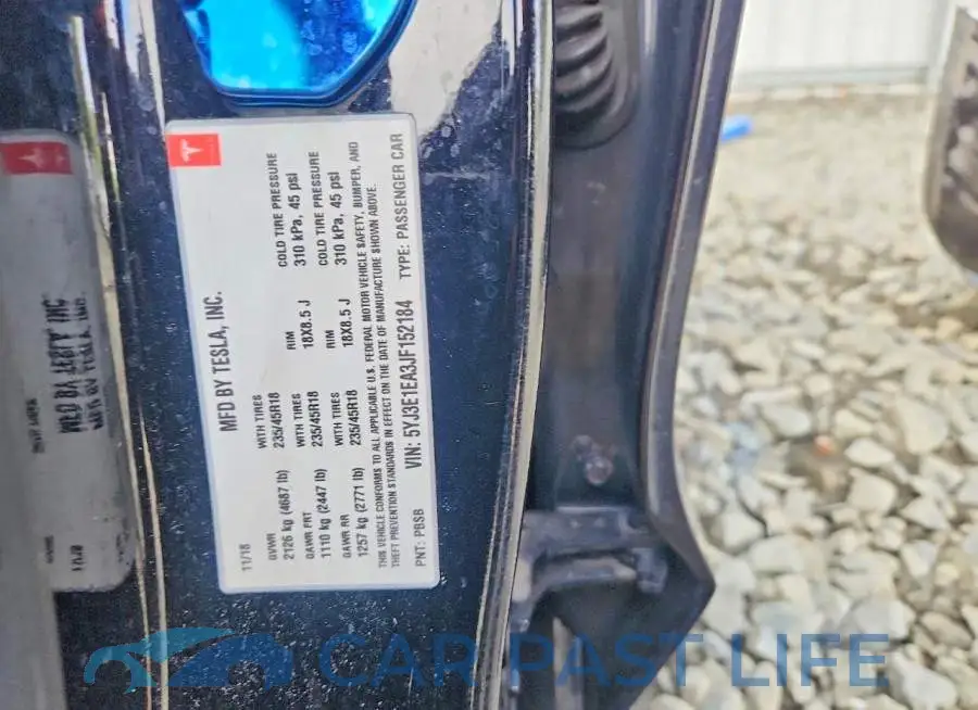 5YJ3E1EA3JF152184# 13