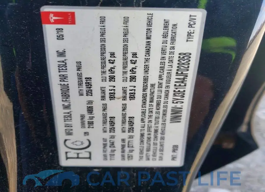 5YJ3E1EA4JF028358# 12