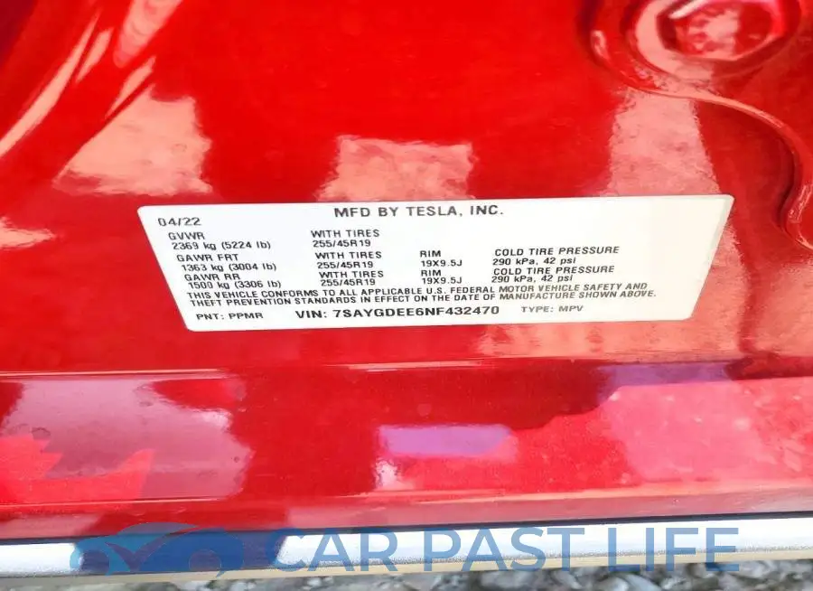 7SAYGDEE6NF432470# 14