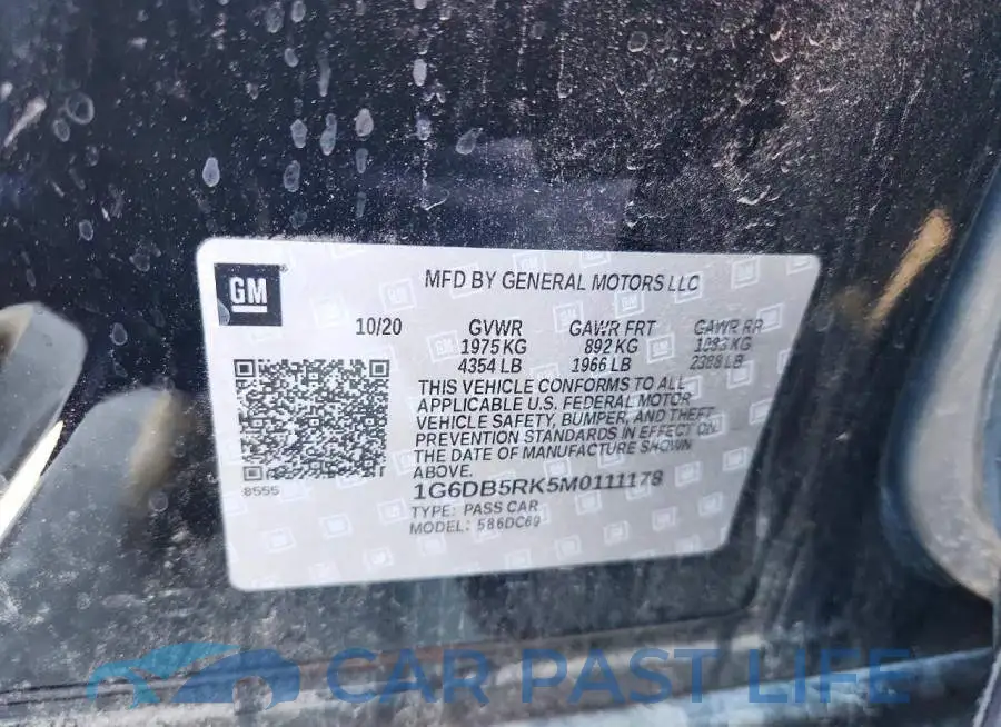 1G6DB5RK5M0111178# 12