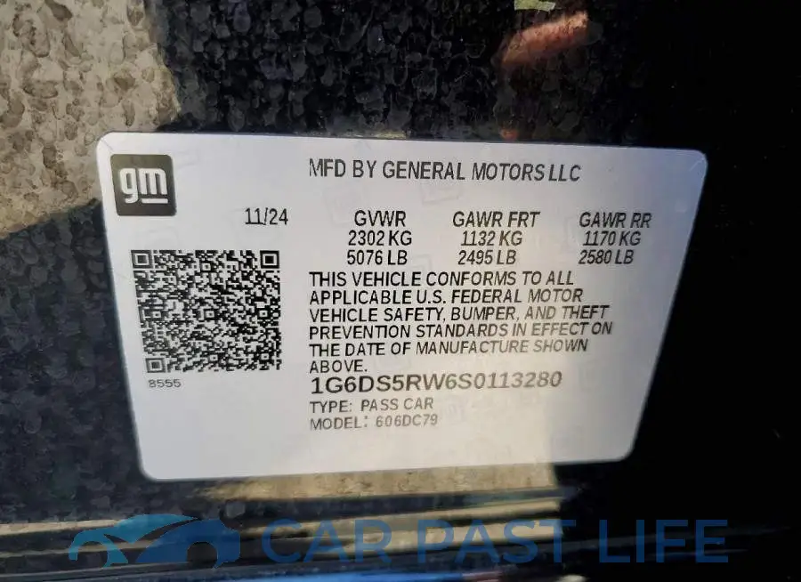 1G6DS5RW6S0113280# 12