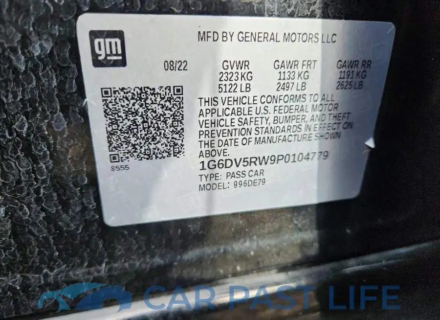 1G6DV5RW9P0104779# 12