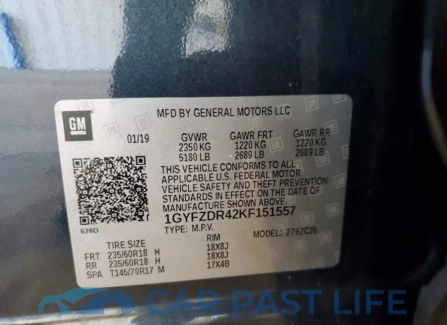 1GYFZDR42KF151557# 13