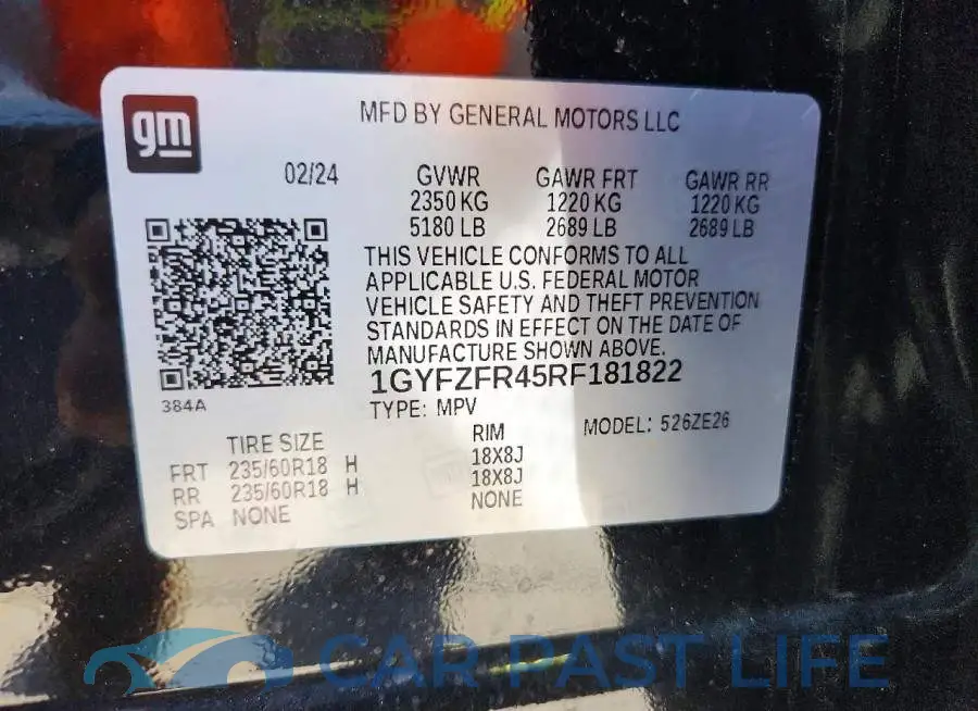 1GYFZFR45RF181822# 14