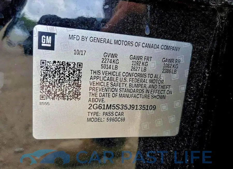 2G61M5S35J9135109# 13