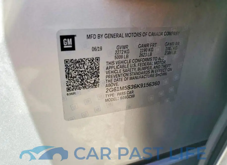 2G61M5S36K9156360# 12