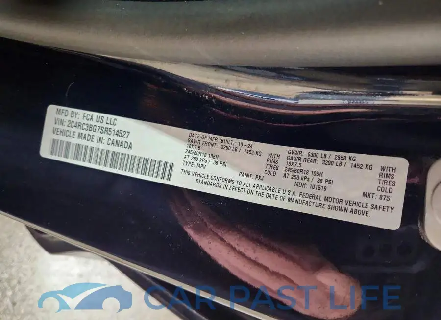 2C4RC3BG7SR514527# 13
