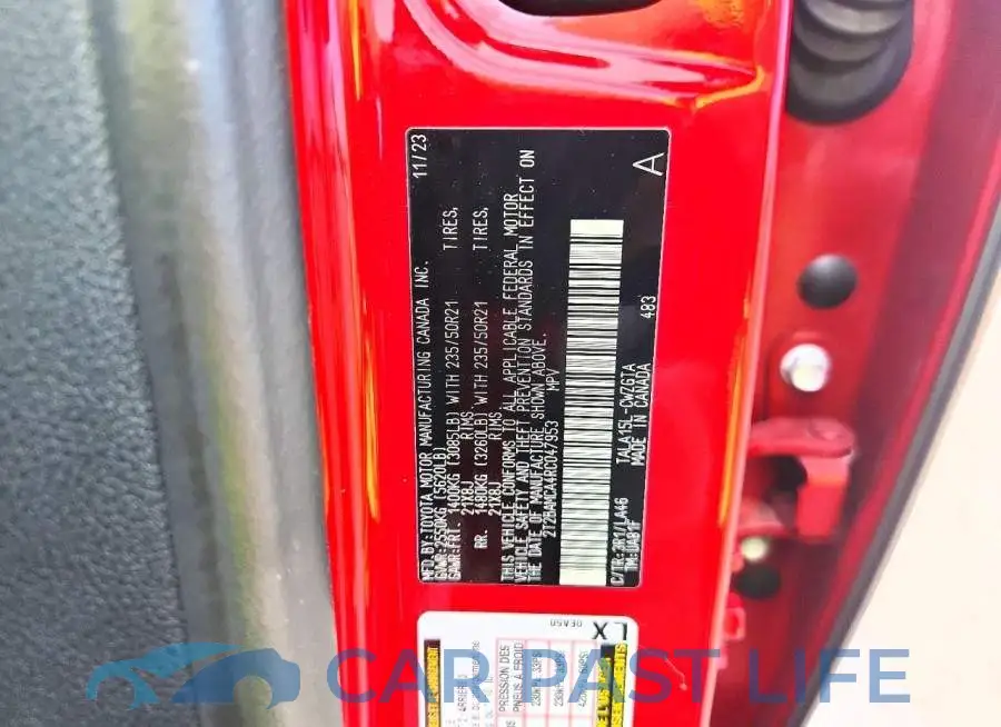 2T2BAMCA4RC047953# 13